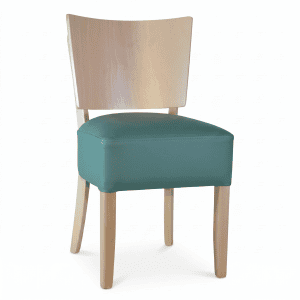 Memphis solid back chair