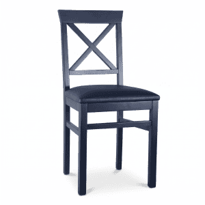 Cross back chair
