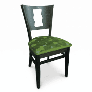 Memphis stacking key hole back chair