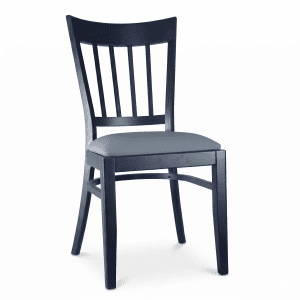 Memphis stacking vertical rail back chair