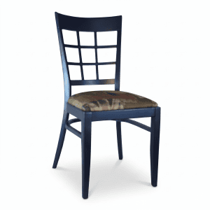 Memphis stacking grid back chair