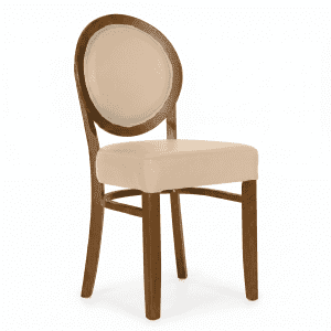 Memphis spoon back slim seat chair