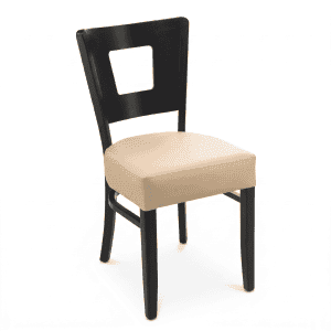 Atlantic slim seat square hole chair