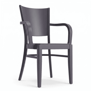 Atlantic solid seat armchair