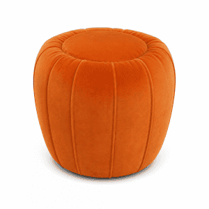 Pumpkin pouf