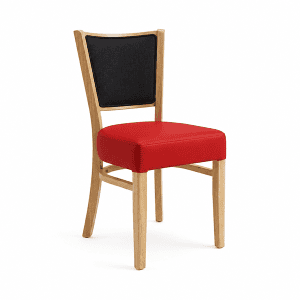 Atlantic slim seat uph front back chair